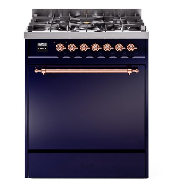 ILVE Nostalgie II 30" Dual Fuel Range with 5 Sealed Burners Solid Door - UP30QNMP - Image 24