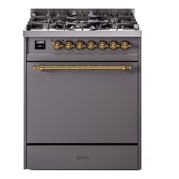 ILVE Nostalgie II 30" Dual Fuel Range with 5 Sealed Burners Solid Door - UP30QNMP - Image 27