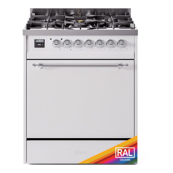ILVE Nostalgie II 30" Dual Fuel Range with 5 Sealed Burners Solid Door - UP30QNMP - Image 30