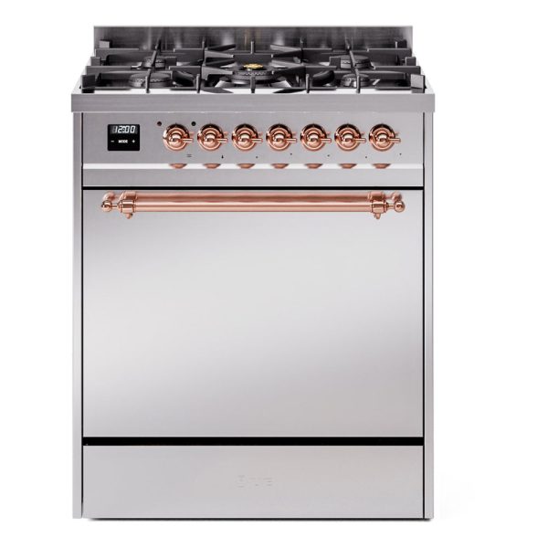 ILVE Nostalgie II 30" Dual Fuel Range with 5 Sealed Burners Solid Door - UP30QNMP - Image 36