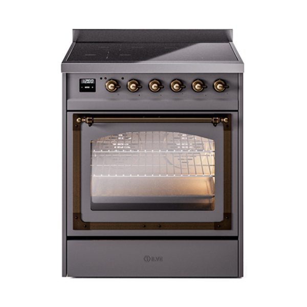 ILVE Nostalgie II Noblesse 30?? Induction Freestanding Range with Triple Glass Door - UNI304NMP - Image 26