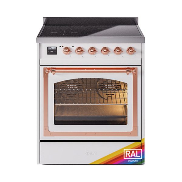 ILVE Nostalgie II Noblesse 30?? Induction Freestanding Range with Triple Glass Door - UNI304NMP - Image 33
