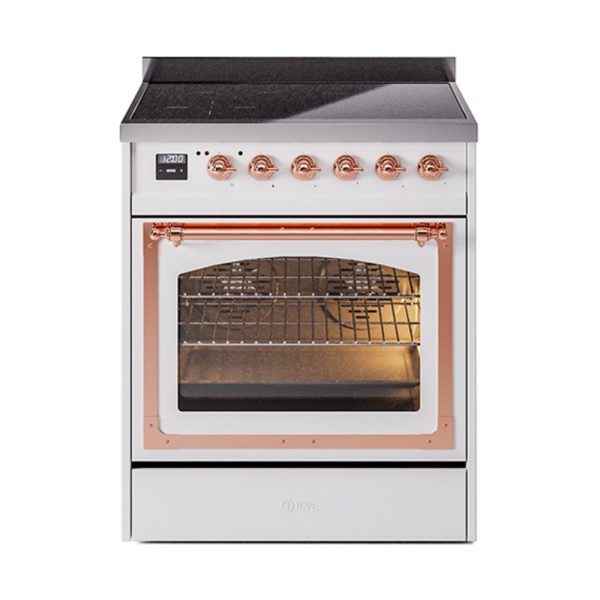 ILVE Nostalgie II Noblesse 30?? Induction Freestanding Range with Triple Glass Door - UNI304NMP - Image 41