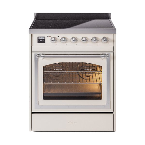 ILVE Nostalgie II Noblesse 30?? Induction Freestanding Range with Triple Glass Door - UNI304NMP - Image 3