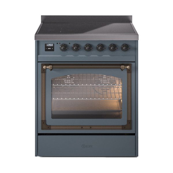 ILVE Nostalgie II Noblesse 30?? Induction Freestanding Range with Triple Glass Door - UNI304NMP - Image 6