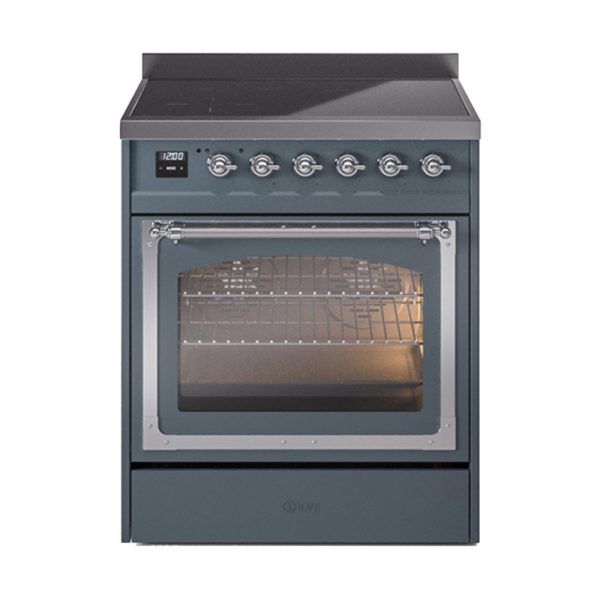 ILVE Nostalgie II Noblesse 30?? Induction Freestanding Range with Triple Glass Door - UNI304NMP - Image 7