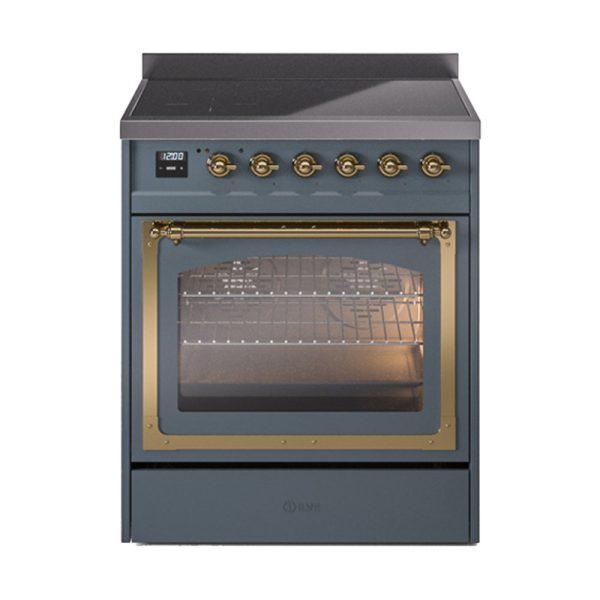 ILVE Nostalgie II Noblesse 30?? Induction Freestanding Range with Triple Glass Door - UNI304NMP - Image 8
