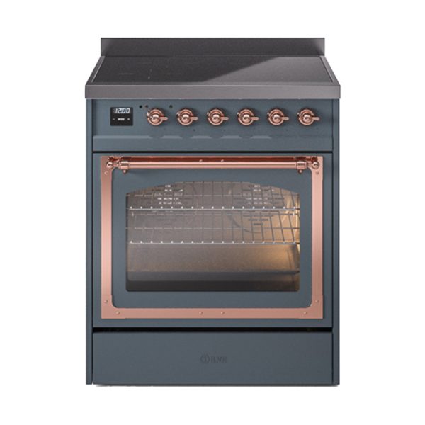 ILVE Nostalgie II Noblesse 30?? Induction Freestanding Range with Triple Glass Door - UNI304NMP - Image 9