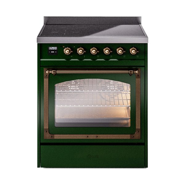 ILVE Nostalgie II Noblesse 30?? Induction Freestanding Range with Triple Glass Door - UNI304NMP - Image 18