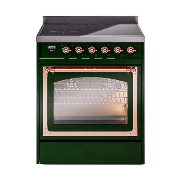 ILVE Nostalgie II Noblesse 30?? Induction Freestanding Range with Triple Glass Door - UNI304NMP - Image 20