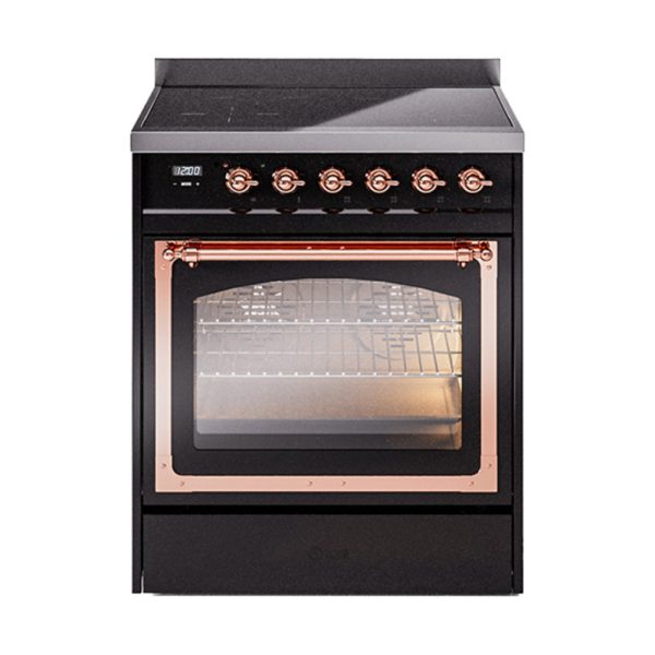 ILVE Nostalgie II Noblesse 30?? Induction Freestanding Range with Triple Glass Door - UNI304NMP - Image 13