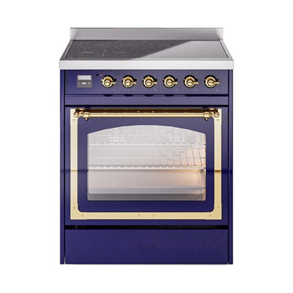 ILVE Nostalgie II Noblesse 30?? Induction Freestanding Range with Triple Glass Door - UNI304NMP - Image 24