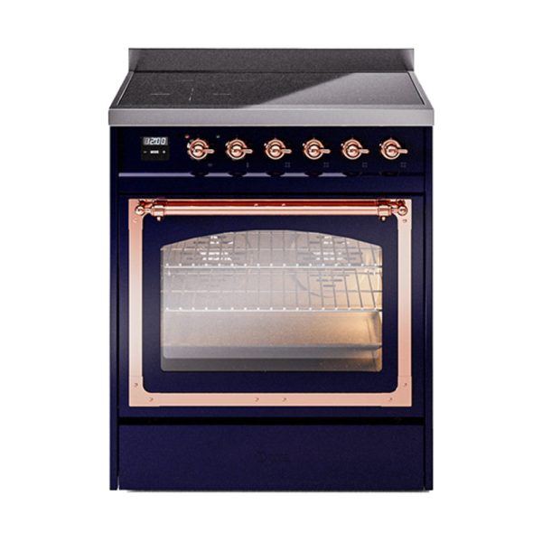 ILVE Nostalgie II Noblesse 30?? Induction Freestanding Range with Triple Glass Door - UNI304NMP - Image 25