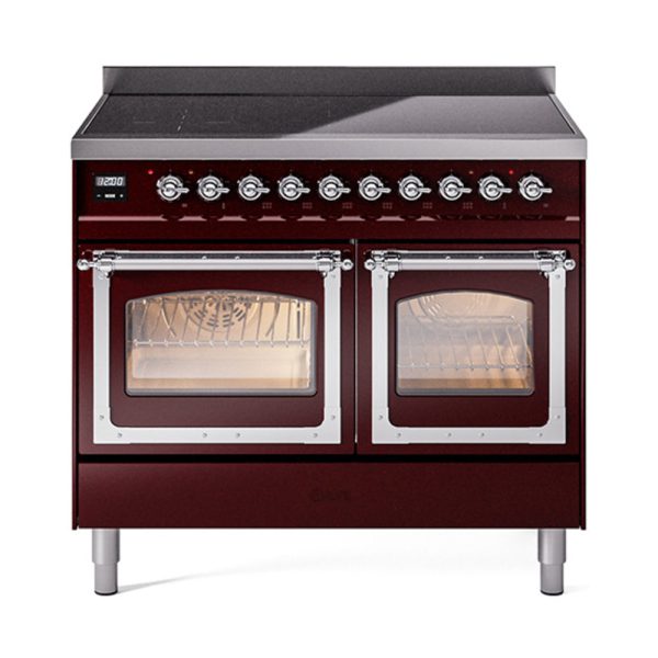 ILVE Nostalgie II Noblesse 40?? Induction Freestanding Range with Triple Glass Door - UNDI406NMP - Image 10