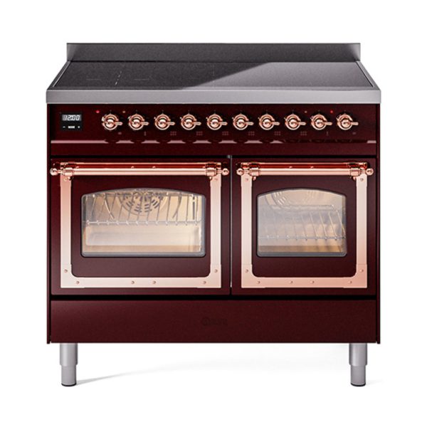 ILVE Nostalgie II Noblesse 40?? Induction Freestanding Range with Triple Glass Door - UNDI406NMP - Image 12