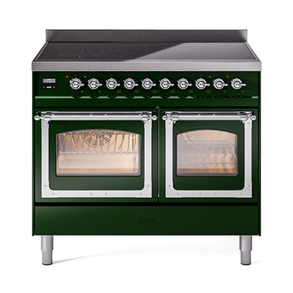 ILVE Nostalgie II Noblesse 40?? Induction Freestanding Range with Triple Glass Door - UNDI406NMP - Image 14