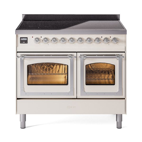 ILVE Nostalgie II Noblesse 40?? Induction Freestanding Range with Triple Glass Door - UNDI406NMP - Image 2