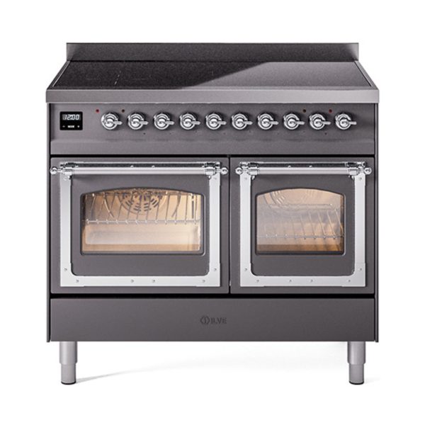 ILVE Nostalgie II Noblesse 40?? Induction Freestanding Range with Triple Glass Door - UNDI406NMP - Image 26