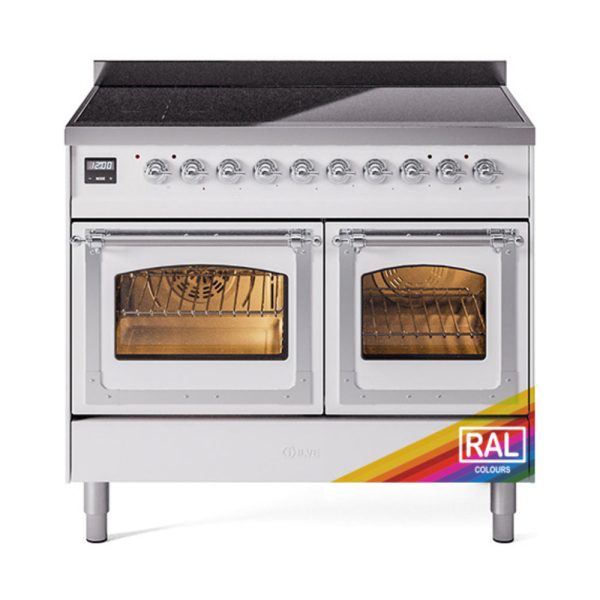 ILVE Nostalgie II Noblesse 40?? Induction Freestanding Range with Triple Glass Door - UNDI406NMP - Image 30