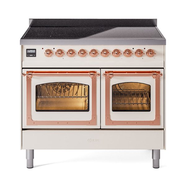 ILVE Nostalgie II Noblesse 40?? Induction Freestanding Range with Triple Glass Door - UNDI406NMP - Image 4