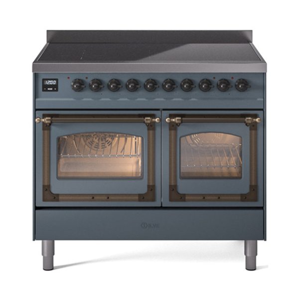 ILVE Nostalgie II Noblesse 40?? Induction Freestanding Range with Triple Glass Door - UNDI406NMP - Image 5
