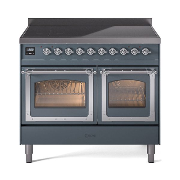 ILVE Nostalgie II Noblesse 40?? Induction Freestanding Range with Triple Glass Door - UNDI406NMP - Image 6