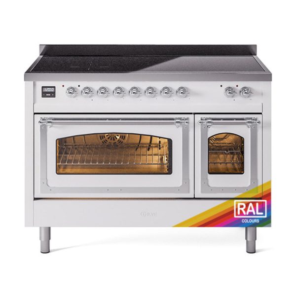 ILVE Nostalgie II Noblesse 48?? Induction Freestanding Range with Triple Glass Door - UNI486NMP - Image 31