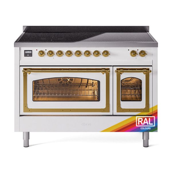 ILVE Nostalgie II Noblesse 48?? Induction Freestanding Range with Triple Glass Door - UNI486NMP - Image 32