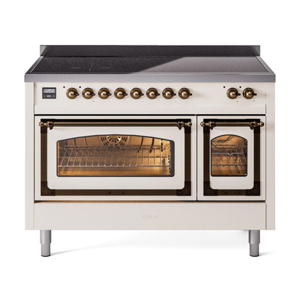 ILVE Nostalgie II Noblesse 48?? Induction Freestanding Range with Triple Glass Door - UNI486NMP - Image 2