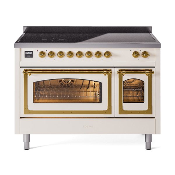 ILVE Nostalgie II Noblesse 48?? Induction Freestanding Range with Triple Glass Door - UNI486NMP - Image 4