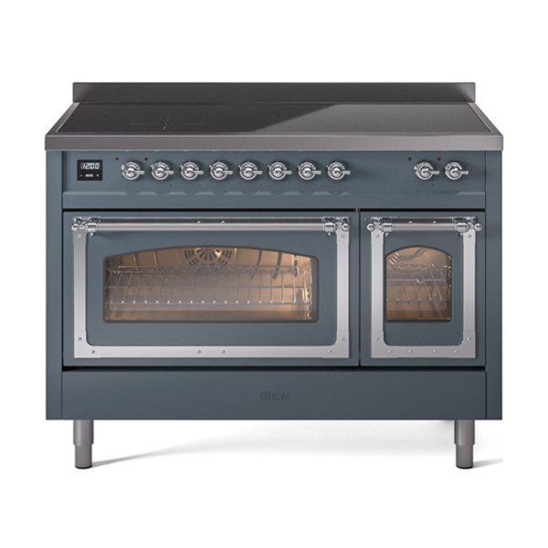 ILVE Nostalgie II Noblesse 48?? Induction Freestanding Range with Triple Glass Door - UNI486NMP - Image 8
