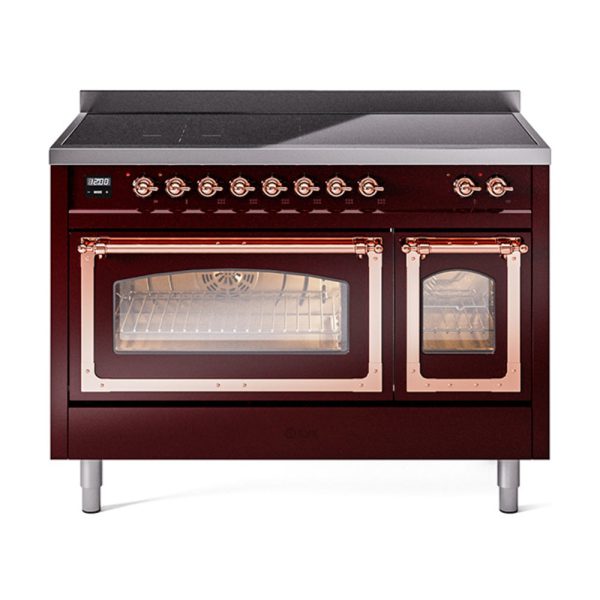 ILVE Nostalgie II Noblesse 48?? Induction Freestanding Range with Triple Glass Door - UNI486NMP - Image 17