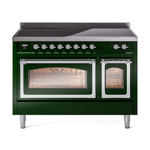 ILVE Nostalgie II Noblesse 48?? Induction Freestanding Range with Triple Glass Door - UNI486NMP - Image 19
