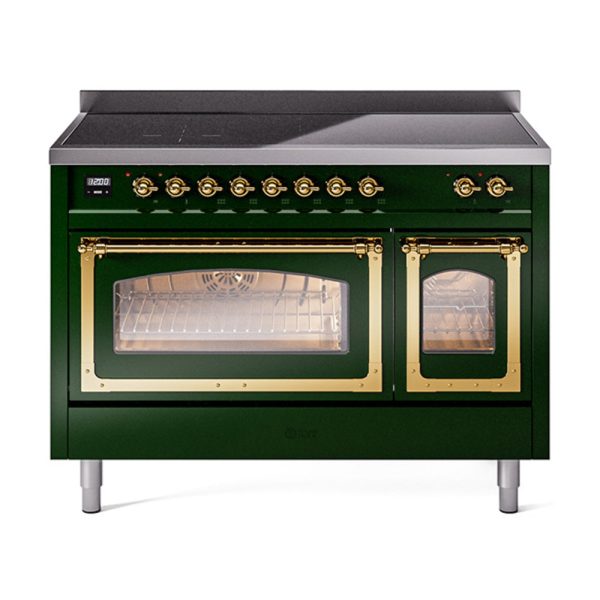 ILVE Nostalgie II Noblesse 48?? Induction Freestanding Range with Triple Glass Door - UNI486NMP - Image 20