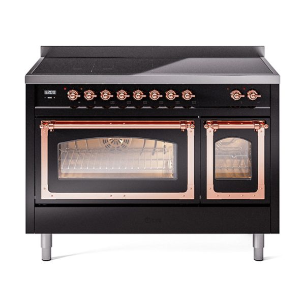 ILVE Nostalgie II Noblesse 48?? Induction Freestanding Range with Triple Glass Door - UNI486NMP - Image 13