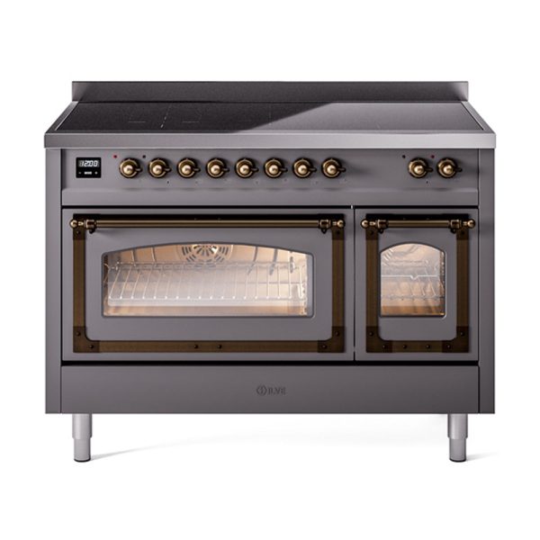 ILVE Nostalgie II Noblesse 48?? Induction Freestanding Range with Triple Glass Door - UNI486NMP - Image 26