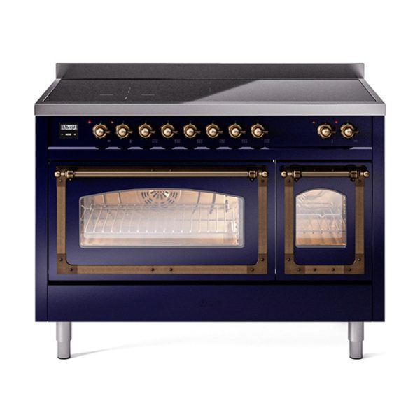 ILVE Nostalgie II Noblesse 48?? Induction Freestanding Range with Triple Glass Door - UNI486NMP - Image 24