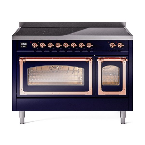 ILVE Nostalgie II Noblesse 48?? Induction Freestanding Range with Triple Glass Door - UNI486NMP - Image 23