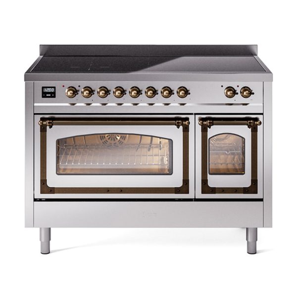 ILVE Nostalgie II Noblesse 48?? Induction Freestanding Range with Triple Glass Door - UNI486NMP - Image 34