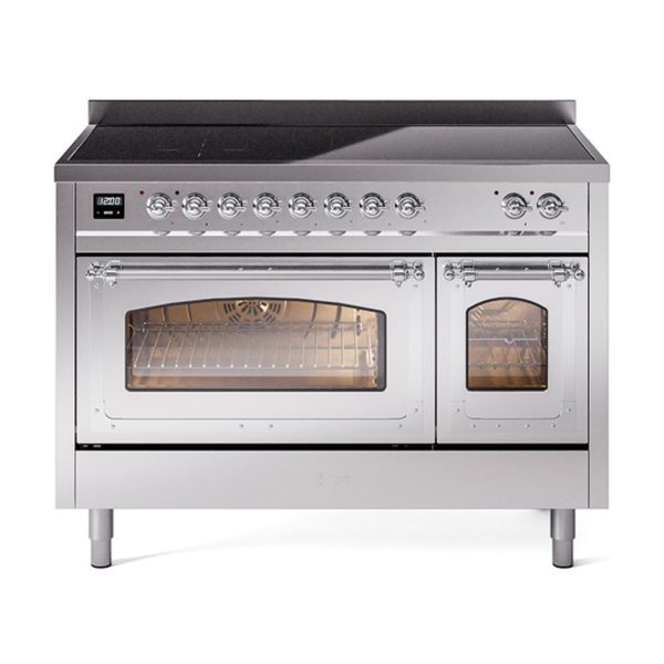 ILVE Nostalgie II Noblesse 48?? Induction Freestanding Range with Triple Glass Door - UNI486NMP - Image 35