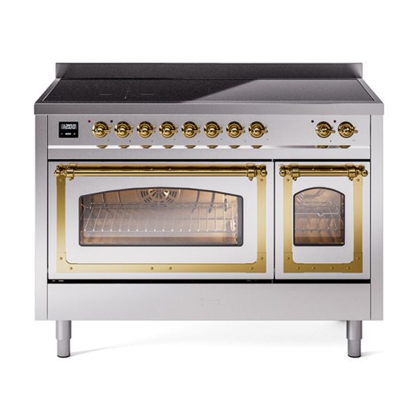 ILVE Nostalgie II Noblesse 48?? Induction Freestanding Range with Triple Glass Door - UNI486NMP - Image 36