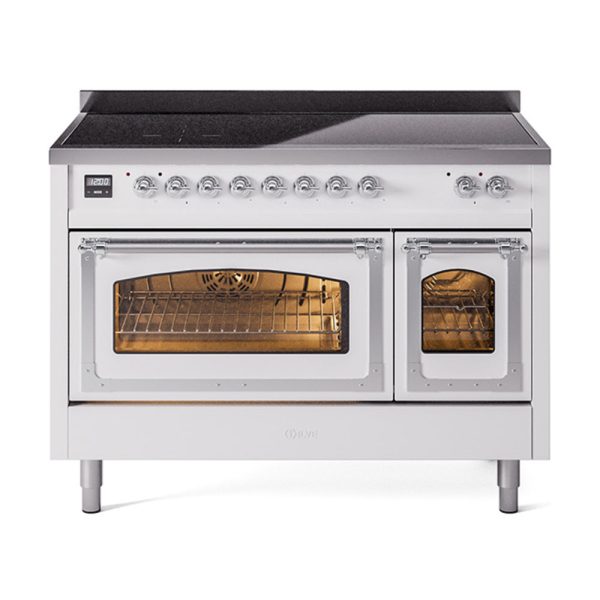 ILVE Nostalgie II Noblesse 48?? Induction Freestanding Range with Triple Glass Door - UNI486NMP - Image 39