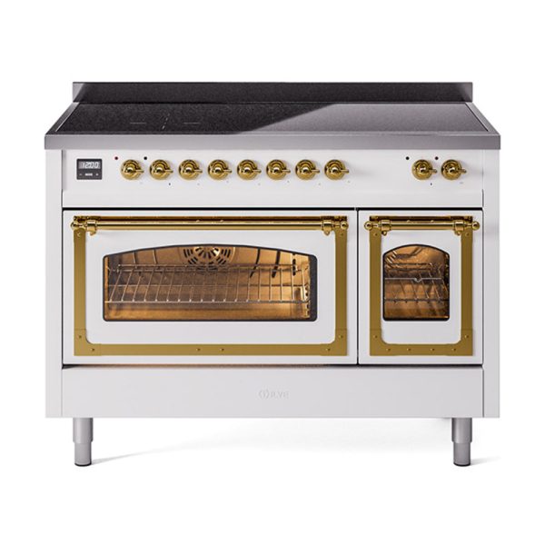 ILVE Nostalgie II Noblesse 48?? Induction Freestanding Range with Triple Glass Door - UNI486NMP - Image 40