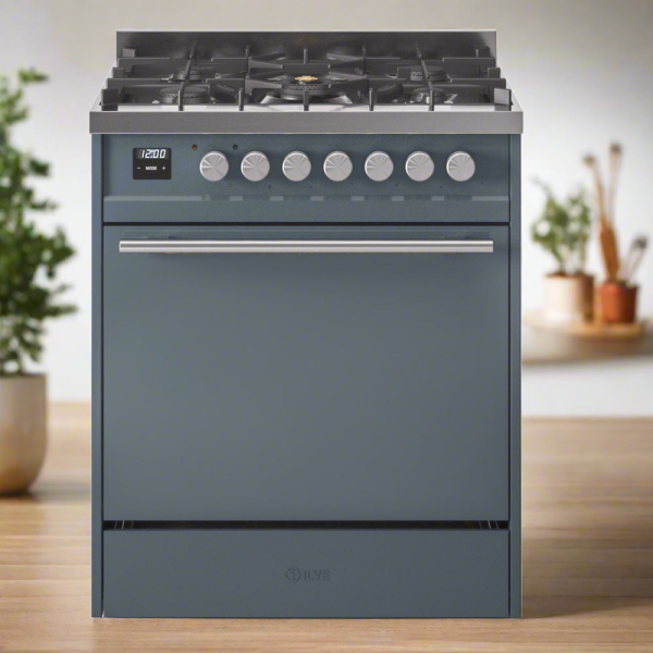 ILVE Professional Plus II 30?? Dual Fuel Range with Solid Door - UP30QMP