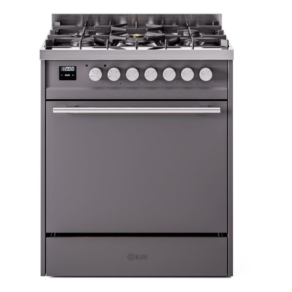 ILVE Professional Plus II 30?? Dual Fuel Range with Solid Door - UP30QMP - Image 4