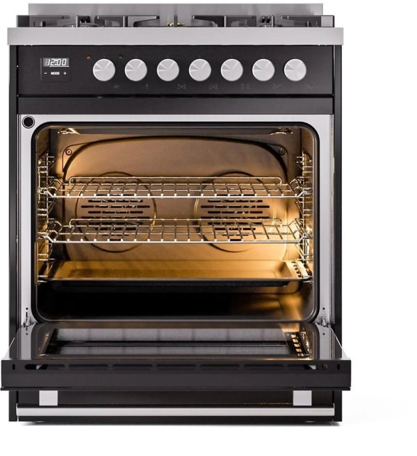ILVE Professional Plus II 30-Inch Freestanding Dual Fuel Range with 5 Sealed Burner - UP30WMP - Image 15