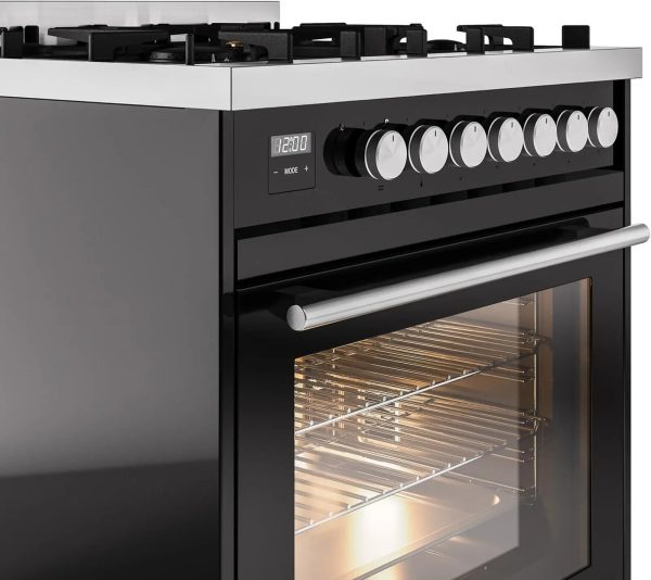 ILVE Professional Plus II 30-Inch Freestanding Dual Fuel Range with 5 Sealed Burner - UP30WMP - Image 16