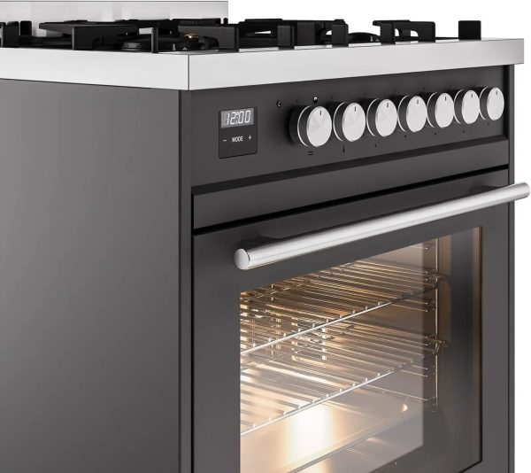 ILVE Professional Plus II 30-Inch Freestanding Dual Fuel Range with 5 Sealed Burner - UP30WMP - Image 20
