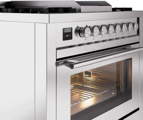 ILVE Professional Plus II 36-Inch Freestanding Dual Fuel Range with 6 Sealed Burner - UP36FWMP - Image 10