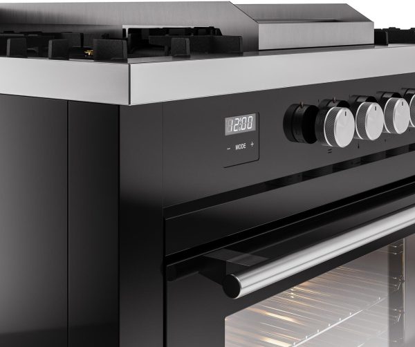 ILVE Professional Plus II 60 Inch Dual Fuel Freestanding Range in Stainless Steel with Trim - UP60FSWMP - Image 23